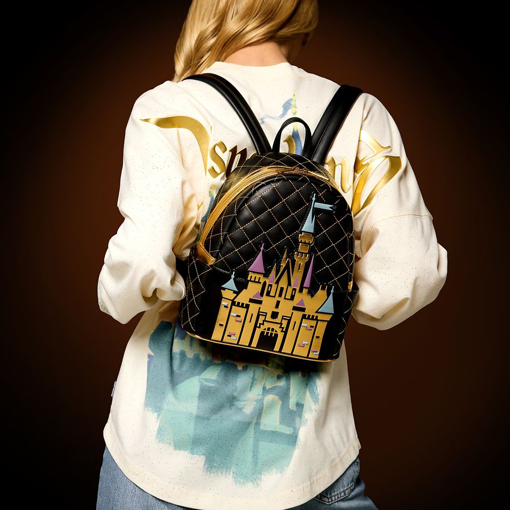 Sleeping Beauty Castle Loungefly Mini Backpack &ndash; Disneyland 70th Anniversary