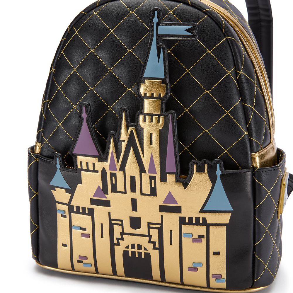 Sleeping Beauty Castle Loungefly Mini Backpack &ndash; Disneyland 70th Anniversary