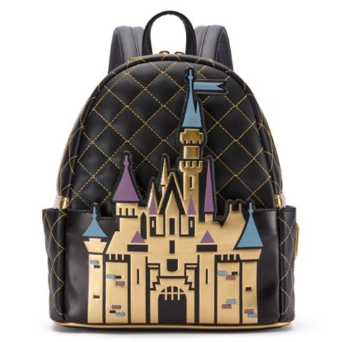 Loungefly Sleeping Beauty Castle Loungefly Mini Backpack – Disneyland 70th Anniversary