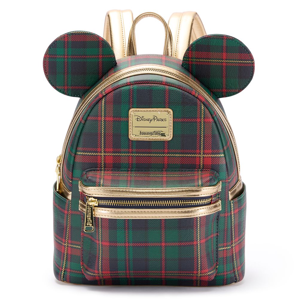 Mickey Mouse Holiday Plaid Loungefly Mini Backpack Official shopDisney