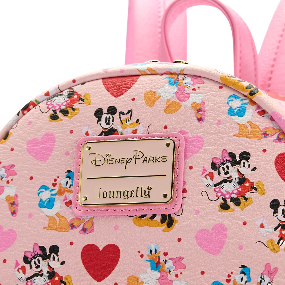 Mickey Mouse and Friends Valentine's Day Loungefly Mini Backpack
