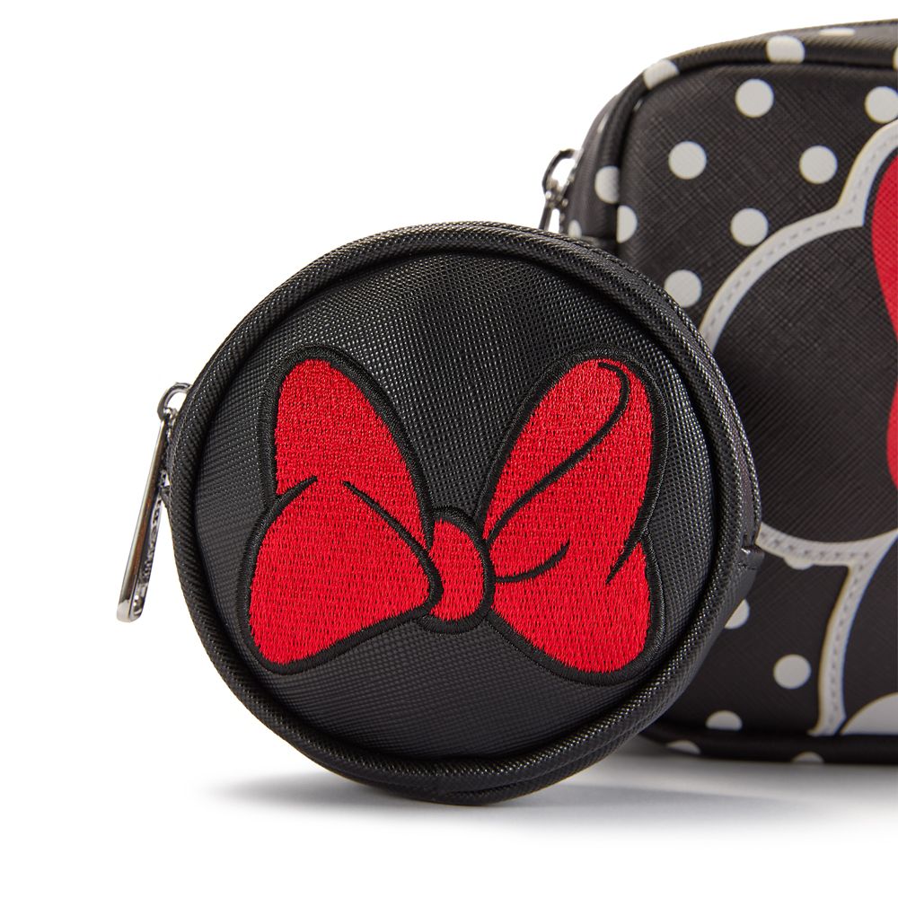 Minnie Mouse Loungefly Crossbody Bag and Coin Pouch Set