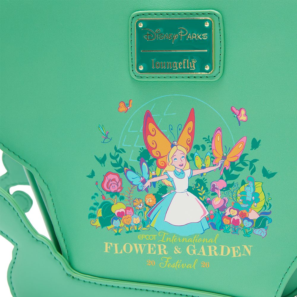 Alice in Wonderland Loungefly Crossbody Bag &ndash; EPCOT International Flower & Garden Festival 2026