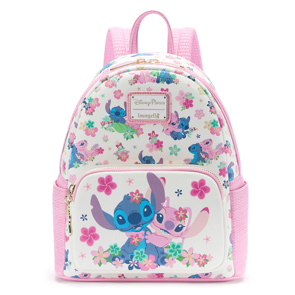 Stitch, Angel and Scrump Loungefly Mini Backpack &ndash; Lilo & Stitch