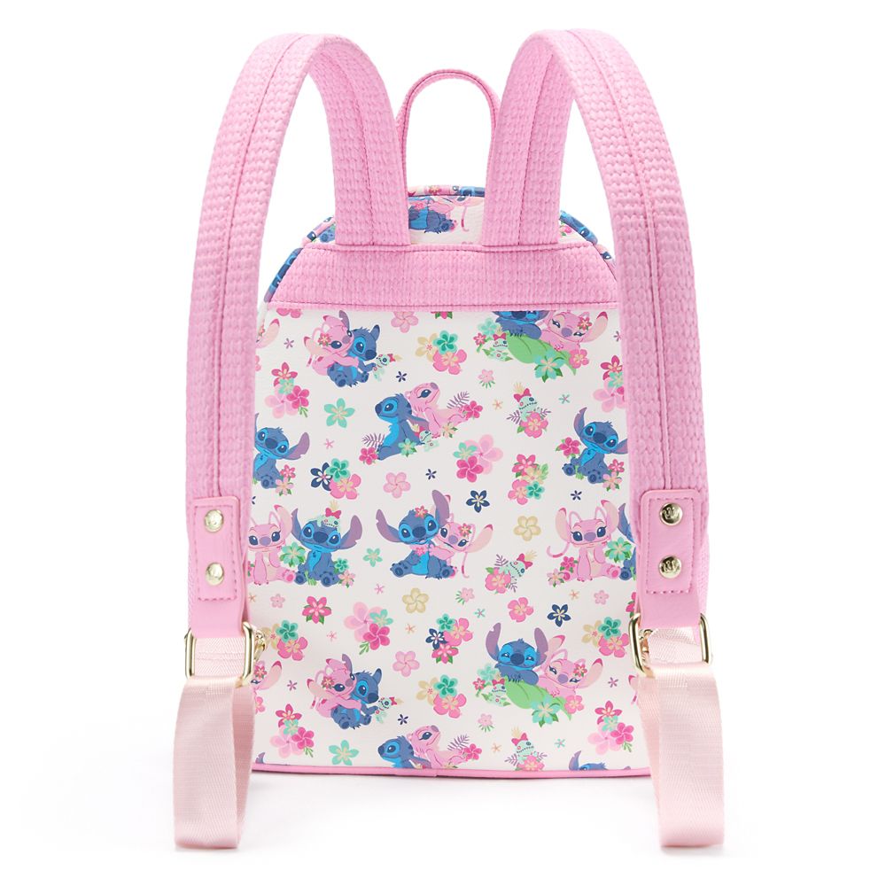 Stitch, Angel and Scrump Loungefly Mini Backpack &ndash; Lilo & Stitch