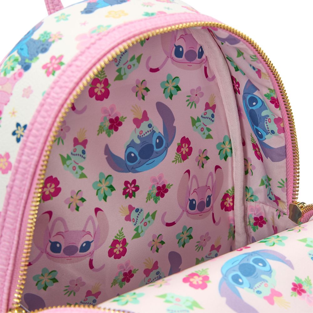 Stitch, Angel and Scrump Loungefly Mini Backpack &ndash; Lilo & Stitch