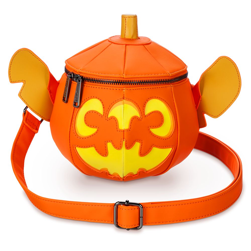 Stitch Glow-in-the-Dark Loungefly Jack-o'-Lantern Crossbody Bag