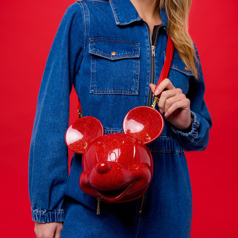 Mickey Mouse Molded Loungefly Bag &ndash; Red