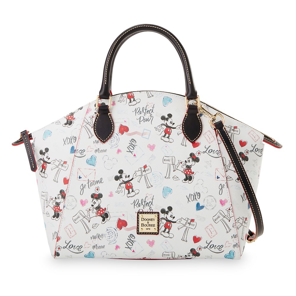 Mickey and Minnie Mouse Sweethearts Satchel Bag by Dooney & Bourke Official shopDisney