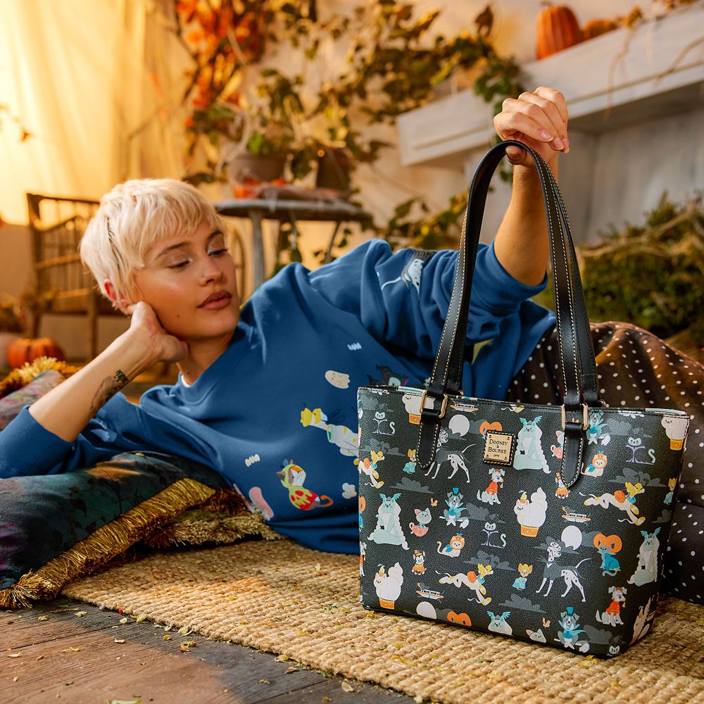 Disney Cats and Dogs Halloween Dooney & Bourke Tote Bag