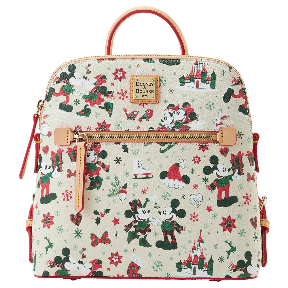Mickey and Minnie Mouse Holiday Dooney & Bourke Backpack &ndash; Exclusive