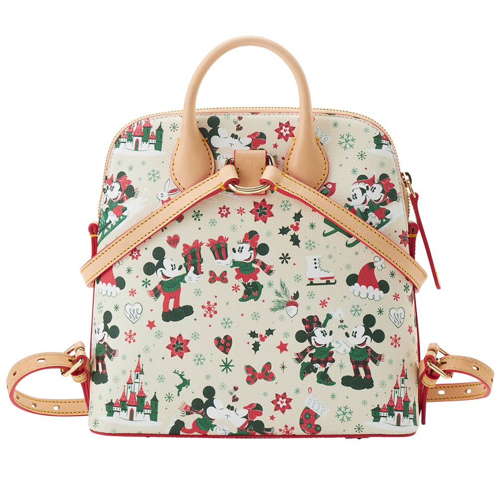 Mickey and Minnie Mouse Holiday Dooney & Bourke Backpack &ndash; Exclusive