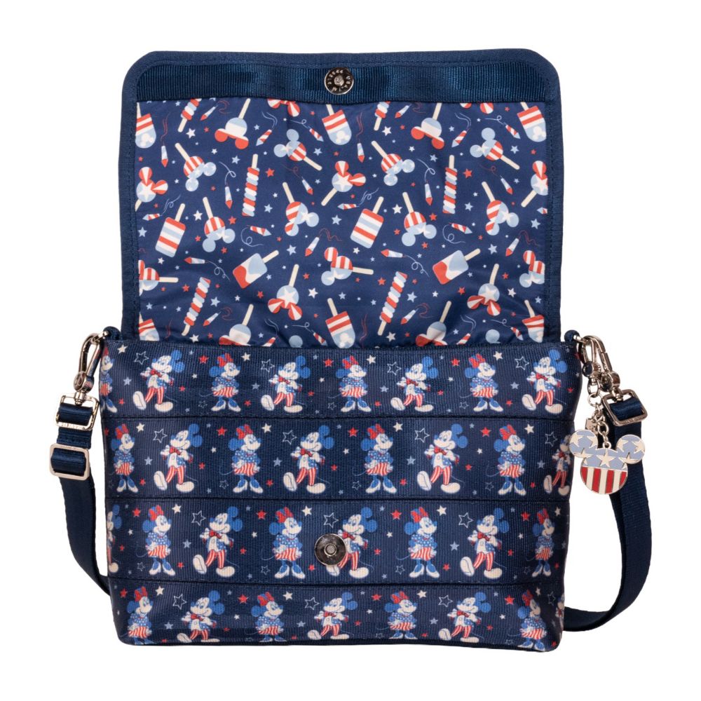 Mickey and Minnie Mouse Americana Crossbody Bag by Harveys