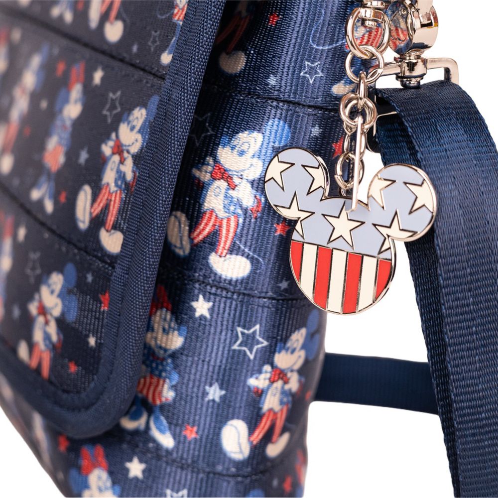 Mickey and Minnie Mouse Americana Crossbody Bag by Harveys