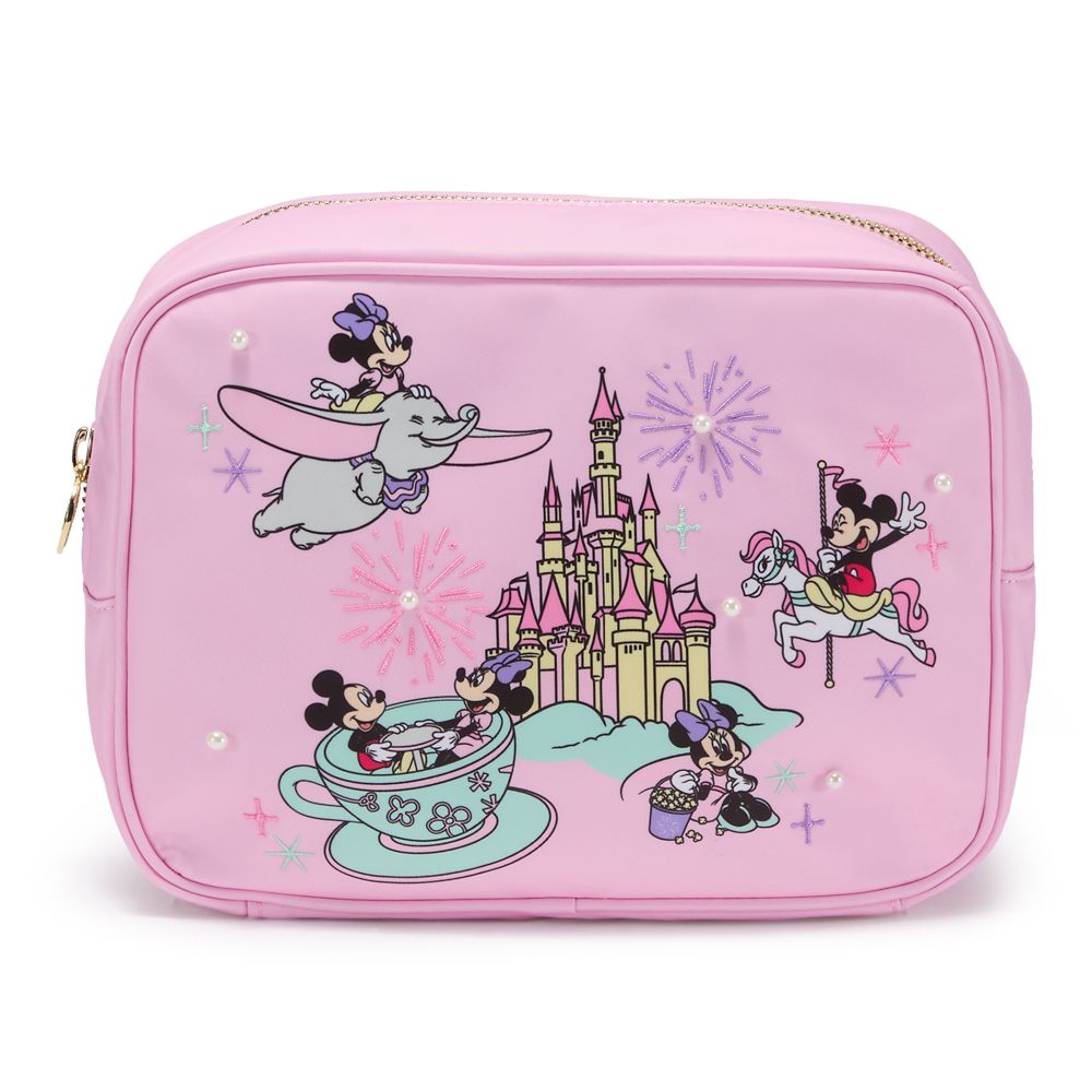 Mickey and Minnie Mouse in the Parks Large Pouchette by Stoney Clover Lane &ndash; Exclusive