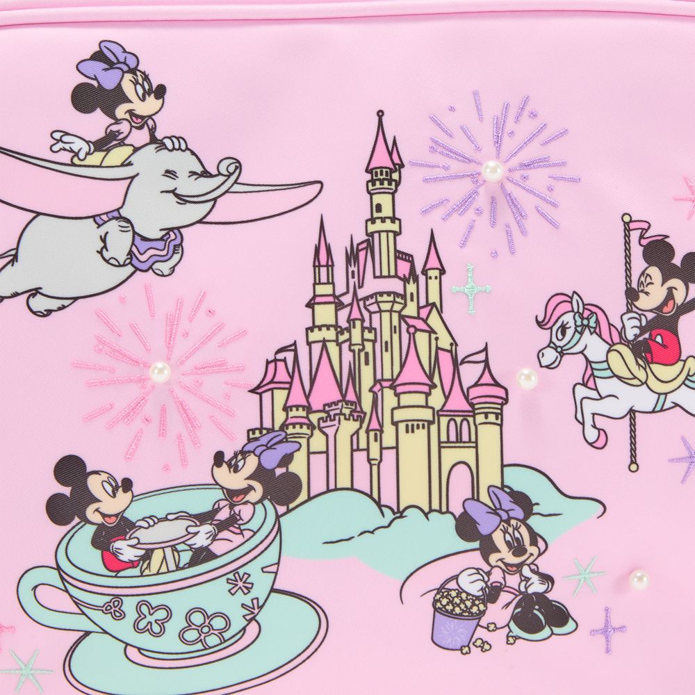Mickey and Minnie Mouse in the Parks Large Pouchette by Stoney Clover Lane &ndash; Exclusive