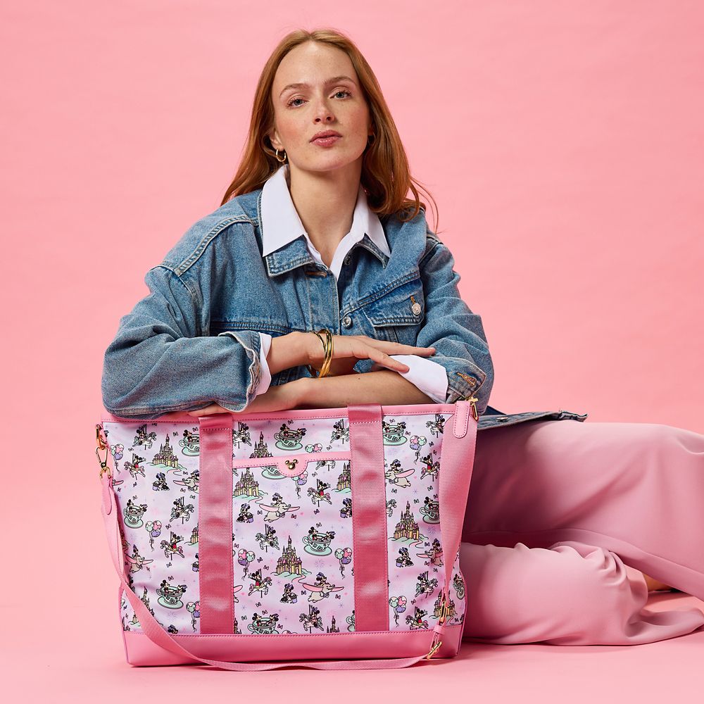 Mickey and Minnie Mouse in the Parks Weekend Tote Bag by Stoney Clover Lane &ndash; Exclusive