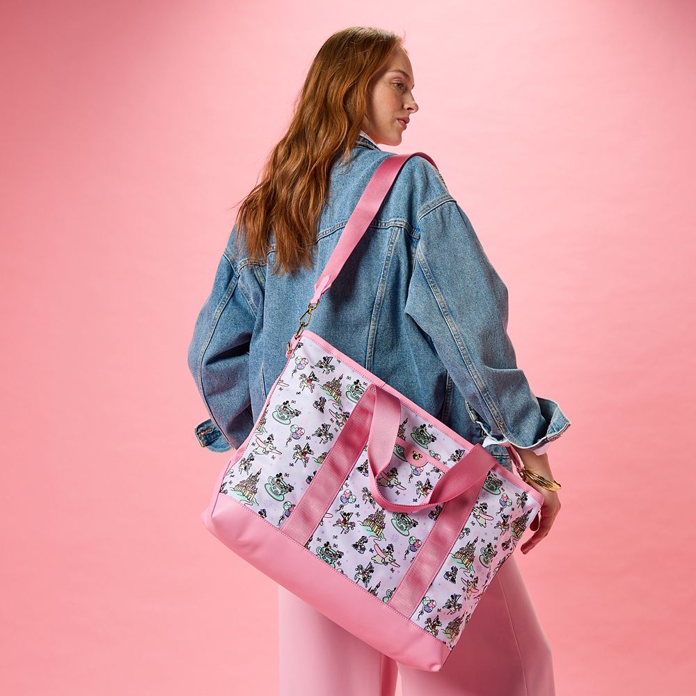 Mickey and Minnie Mouse in the Parks Weekend Tote Bag by Stoney Clover Lane &ndash; Exclusive