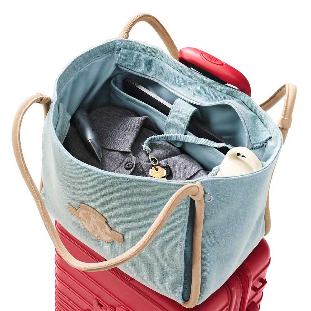 Mickey Mouse Denim Tote Bag by B&Eacute;IS