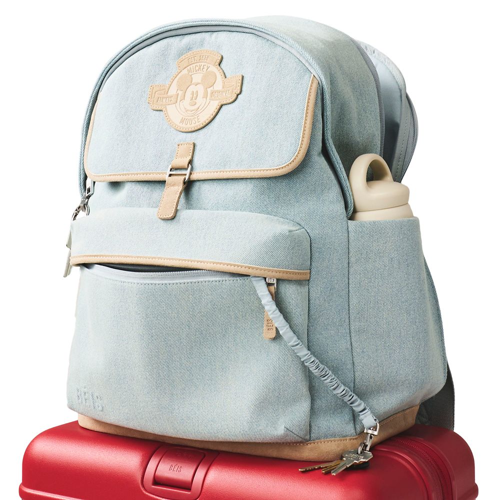 Mickey Mouse Denim Backpack by B&Eacute;IS