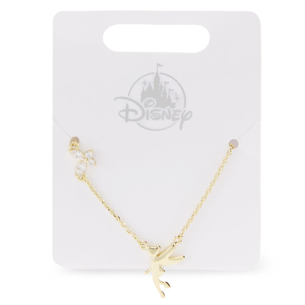 Tinker Bell and Wings Fixed Pendants Necklace