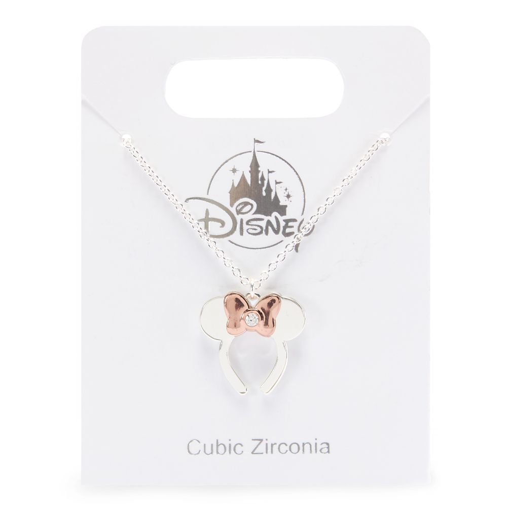 Minnie Mouse Ear Headband Necklace