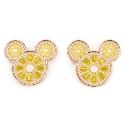 Disney Mickey Mouse Icon Lemon Stud Earrings