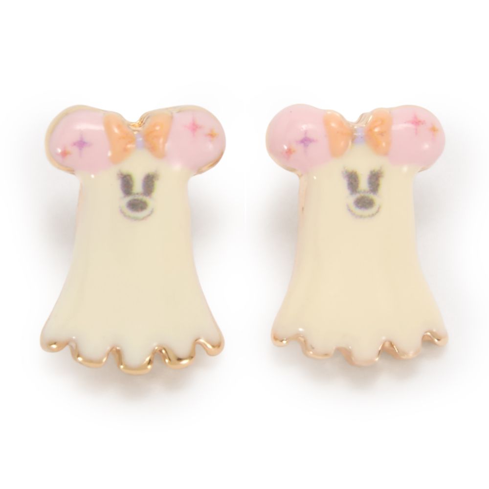Minnie Mouse Cutie Ghost Halloween Earrings