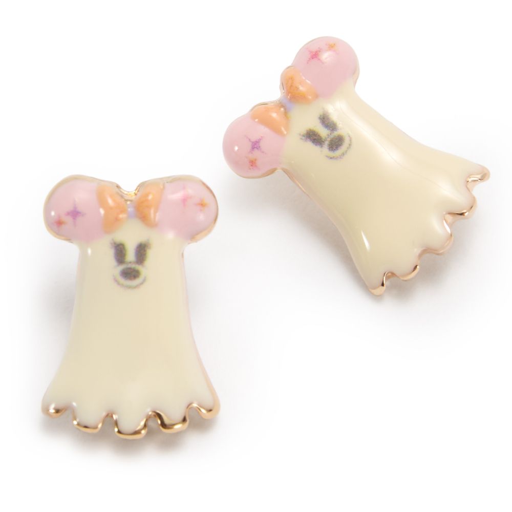 Minnie Mouse Cutie Ghost Halloween Earrings