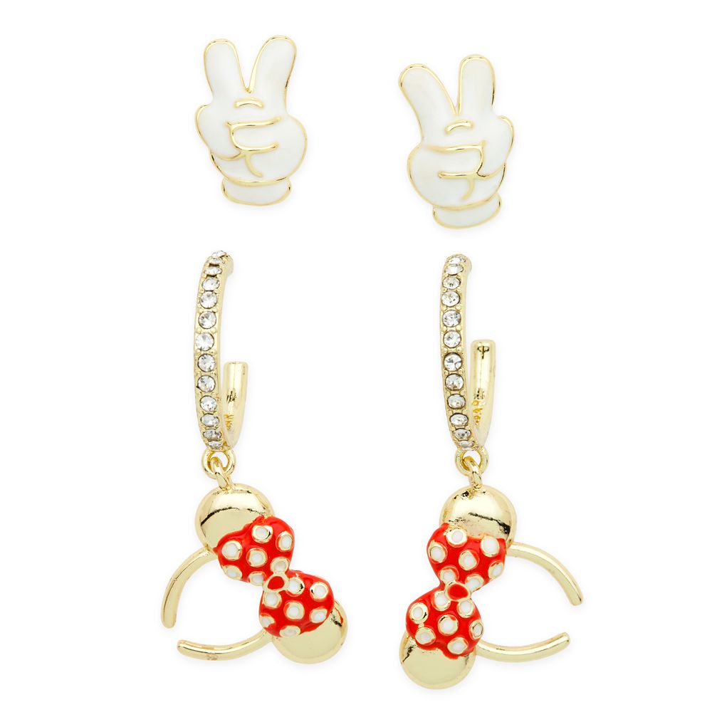 Mickey and Minnie Mouse Play in the Park Earring Set by BaubleBar Official shopDisney