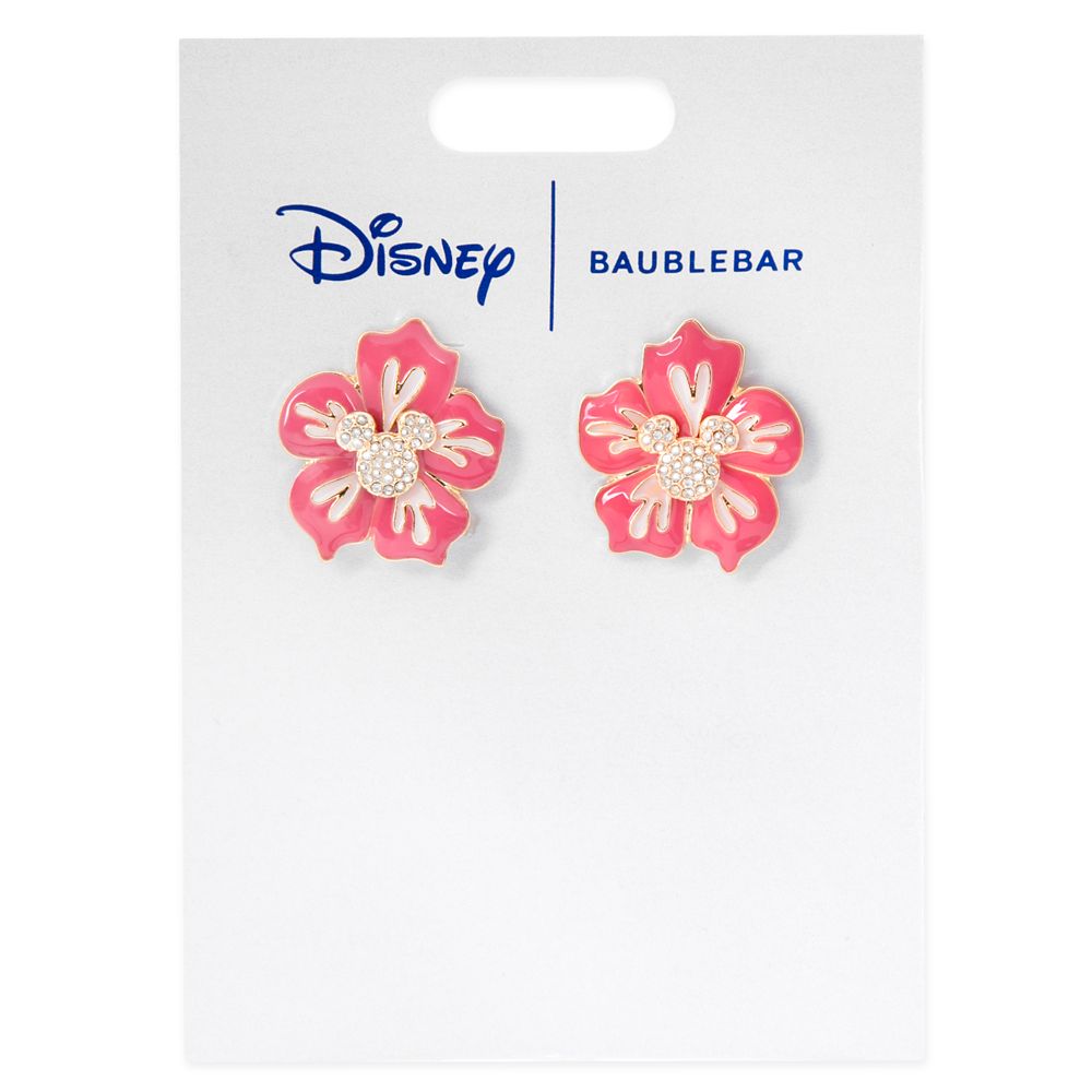 Mickey Mouse Icon Flower Earrings by BaubleBar