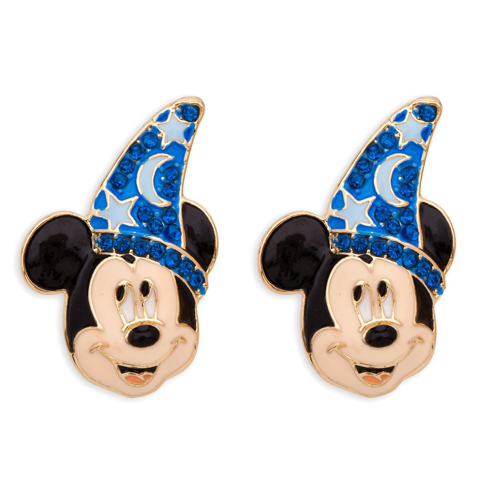 Sorcerer Mickey Mouse Earrings by BaubleBar  Fantasia Official shopDisney