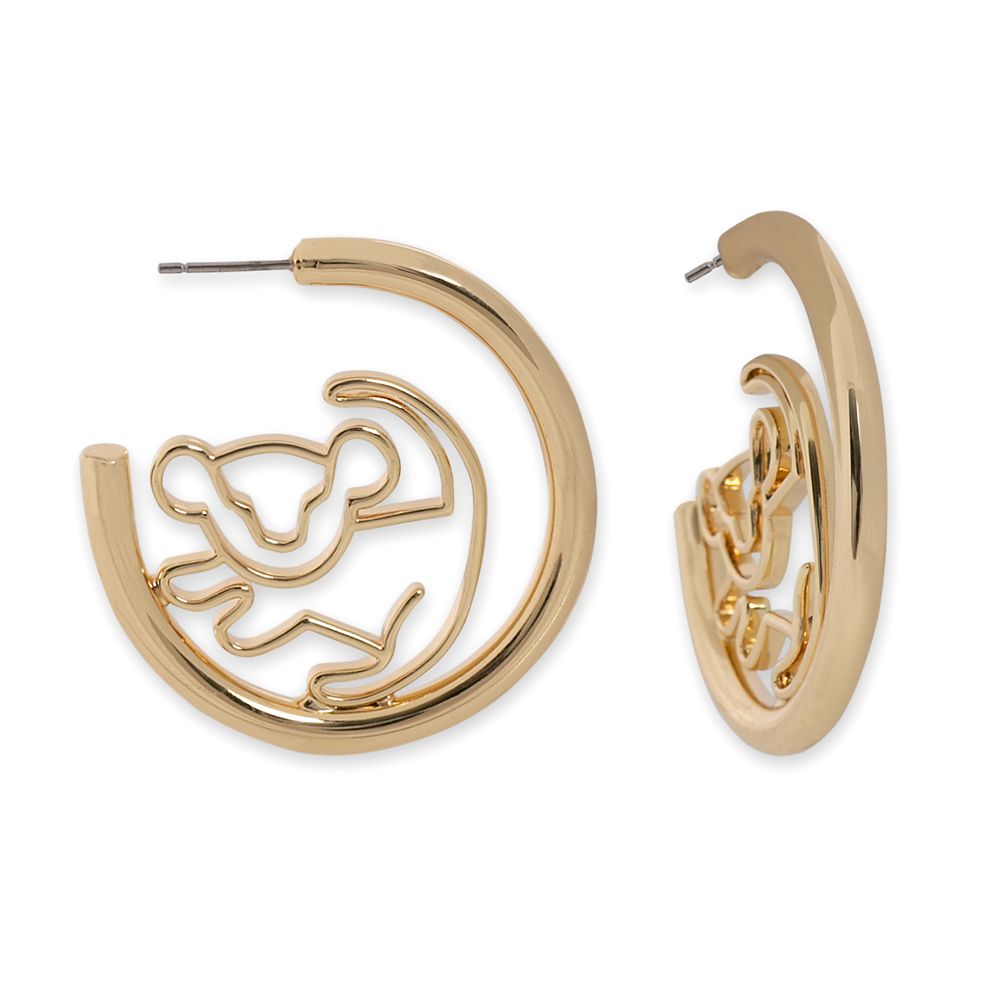 Simba Hoop Earrings by BaubleBar The Lion King Official shopDisney