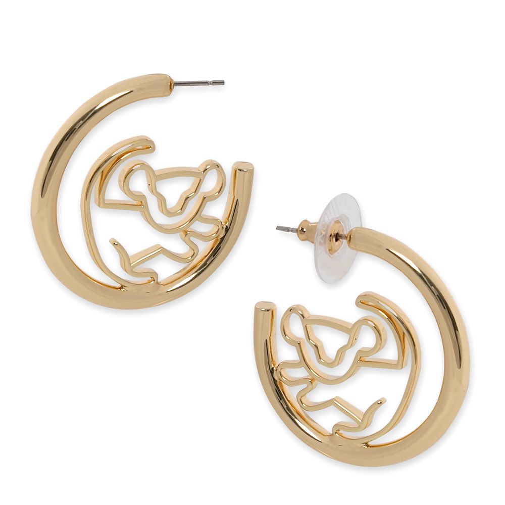 Simba Hoop Earrings by BaubleBar - The Lion King