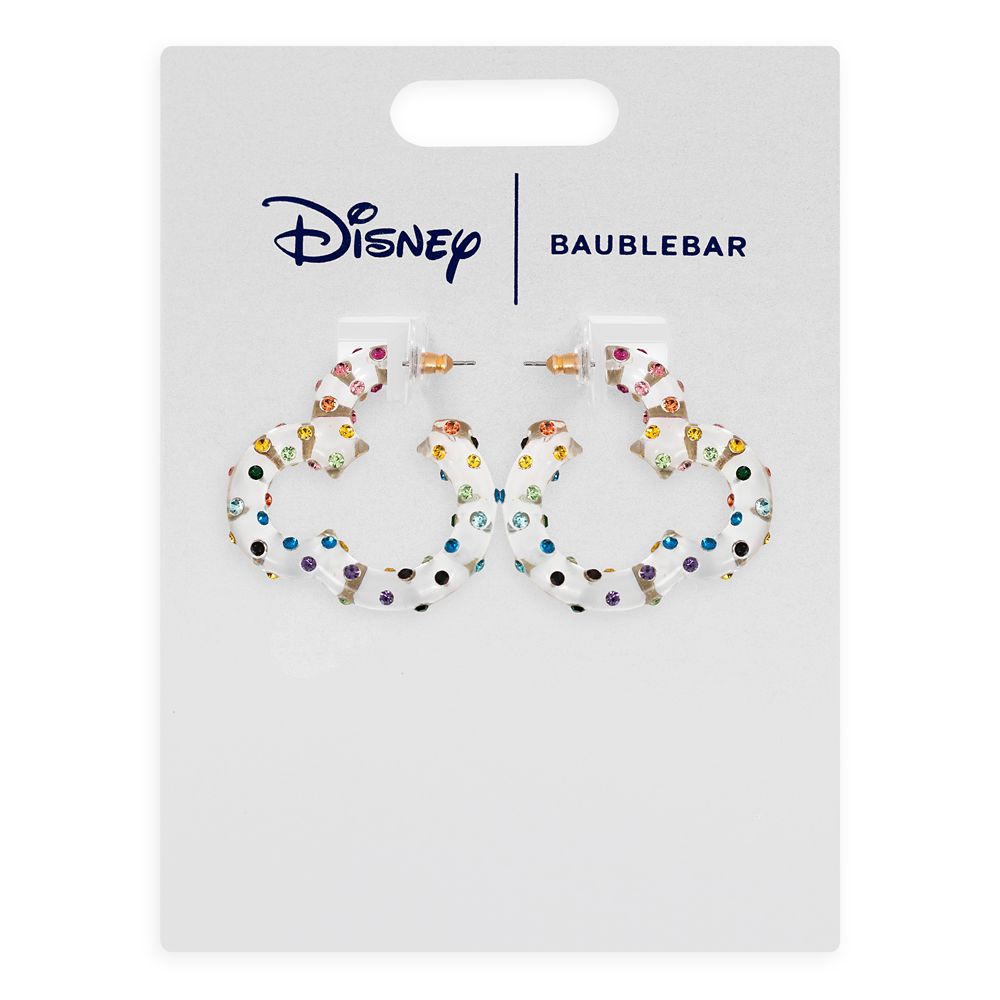 Mickey Mouse Icon Hoop Earrings by BaubleBar