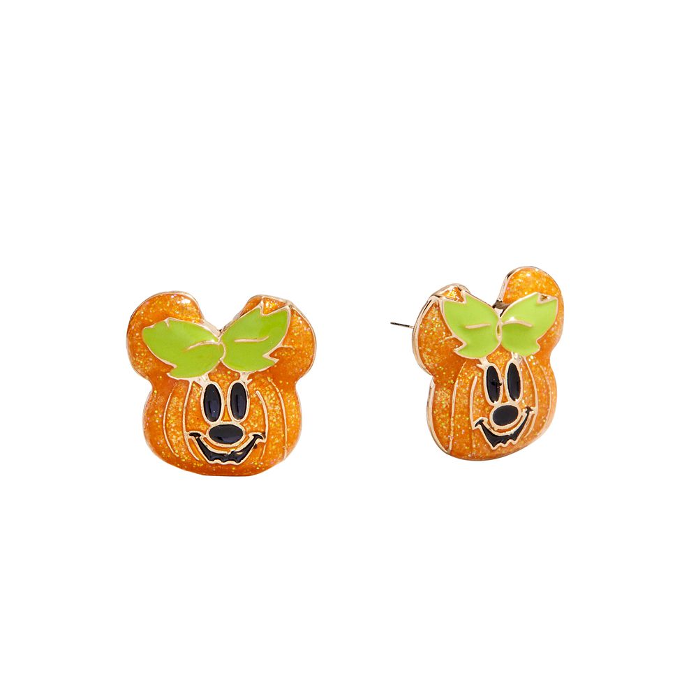 Minnie Mouse Jack-o-Lantern Halloween Earrings by Bauble Bar Official shopDisney