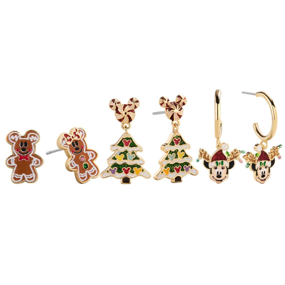 Mickey and Minnie Mouse Holiday Earring Set by BaubleBar