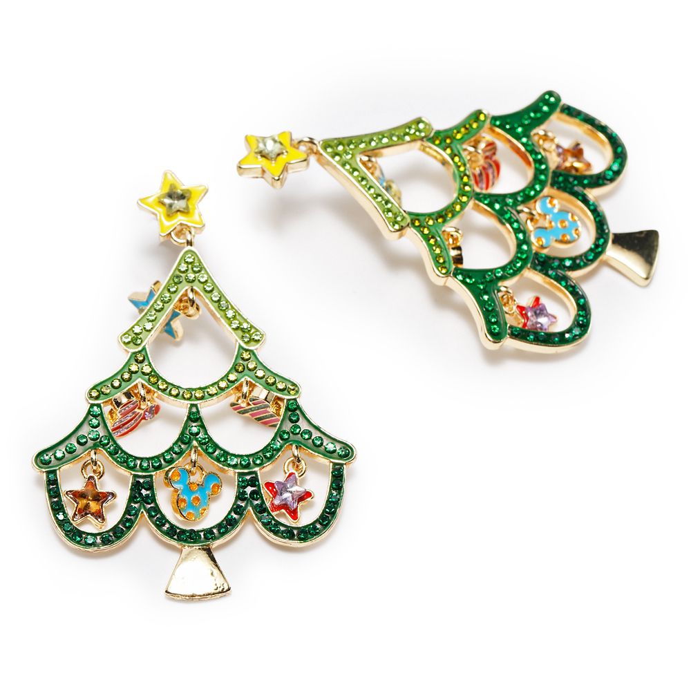 Mickey Mouse Icon Christmas Tree Earrings by BaubleBar
