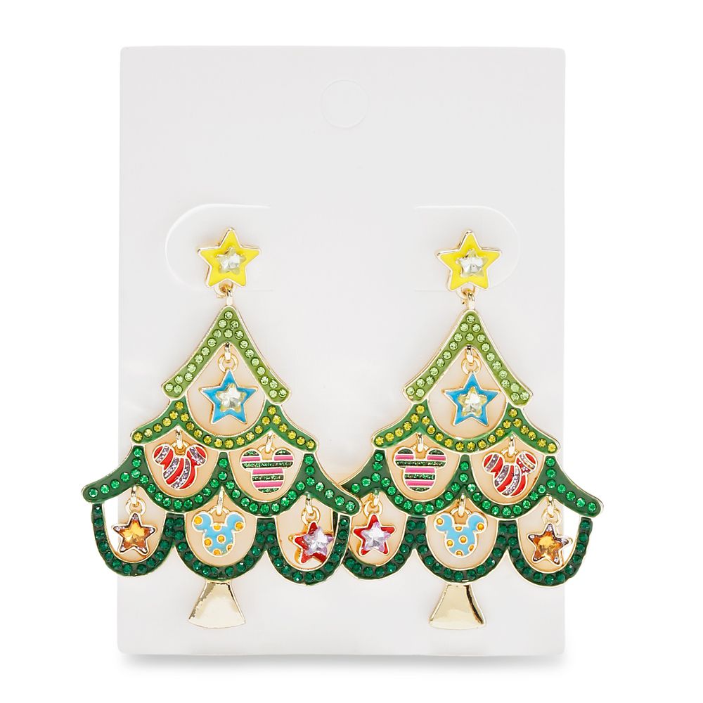 Mickey Mouse Icon Christmas Tree Earrings by BaubleBar