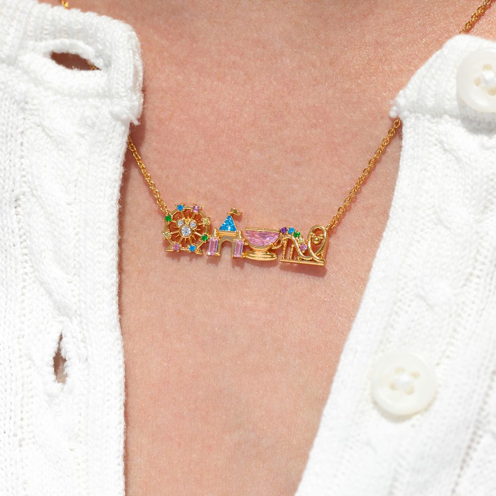 Disneyland Attractions Necklace by Girls Crew