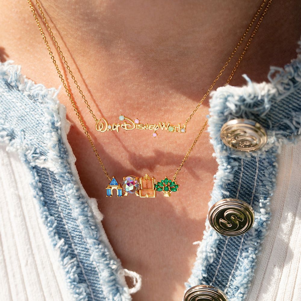 Walt Disney World Attractions Necklace by Girls Crew