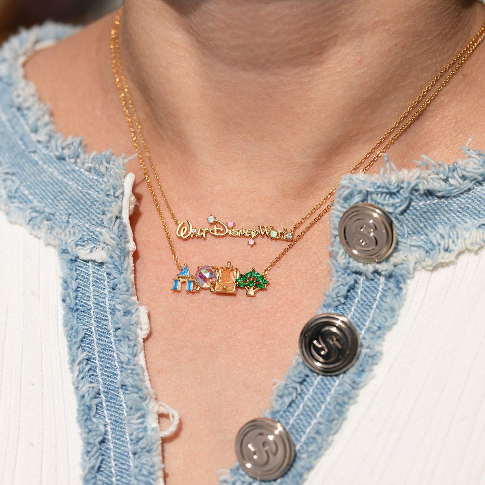 Walt Disney World Attractions Necklace by Girls Crew
