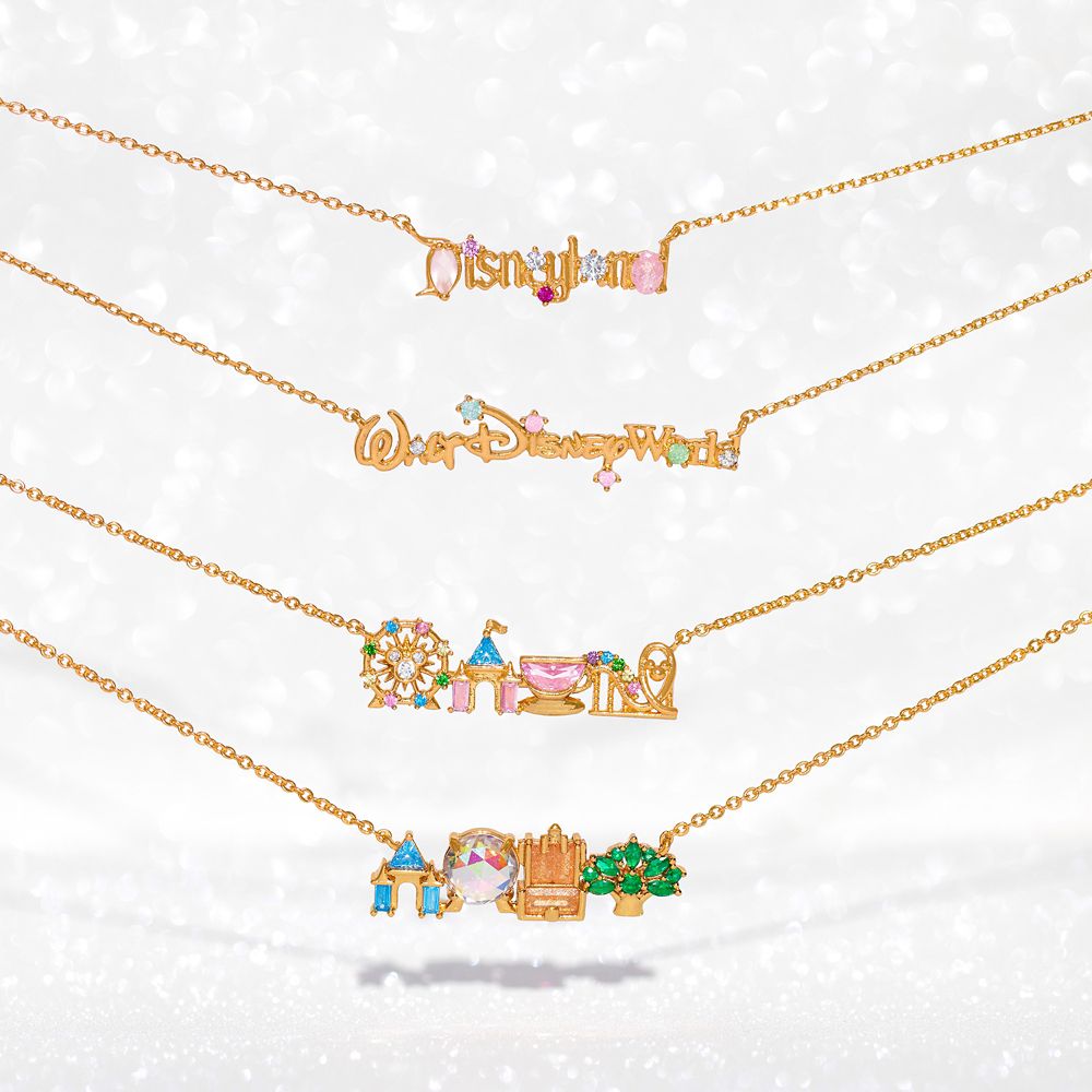 Walt Disney World Attractions Necklace by Girls Crew