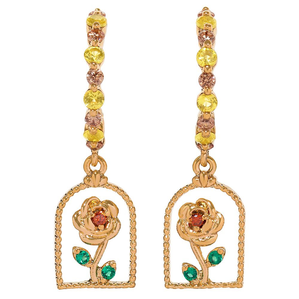 Enchanted Rose Earrings by Girls Crew &ndash; Beauty and the Beast