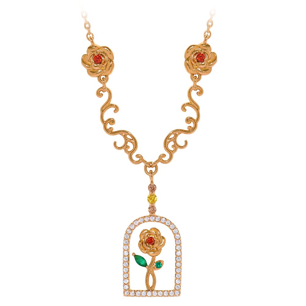 Enchanted Rose Necklace by Girls Crew &ndash; Beauty and the Beast