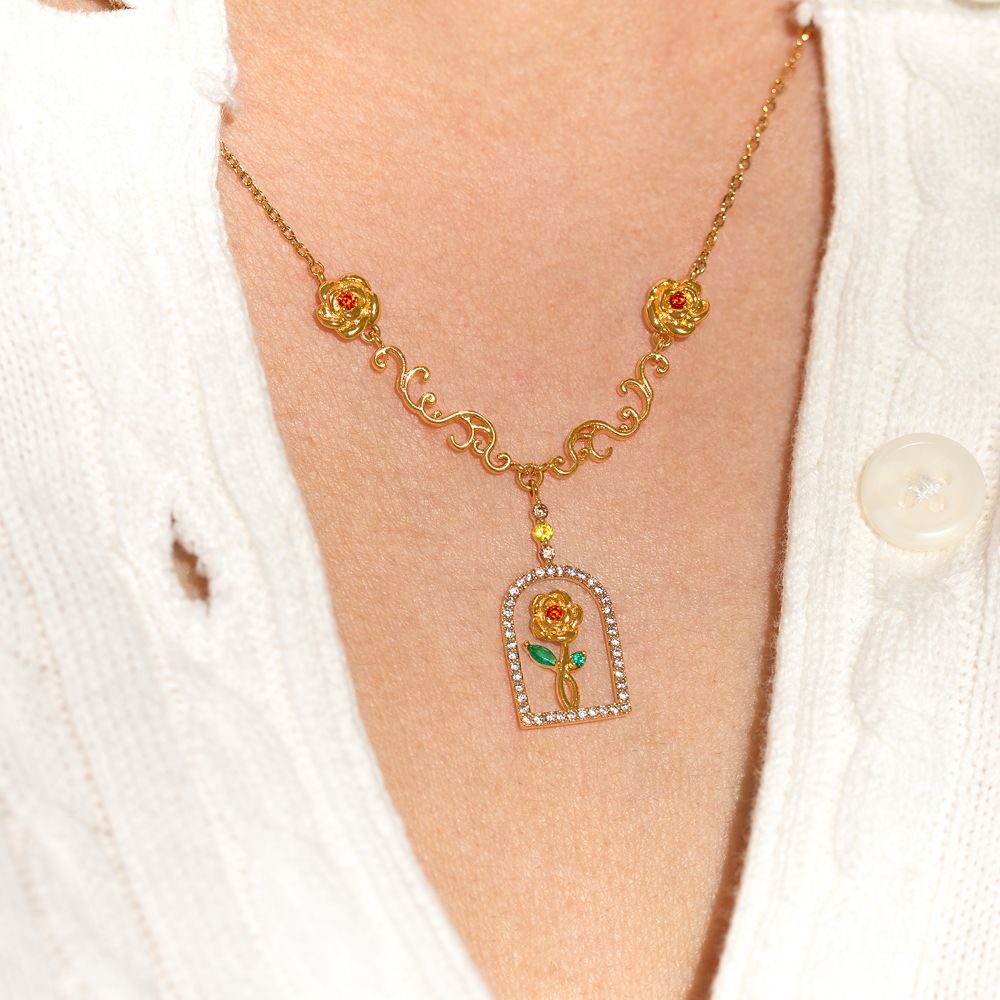 Enchanted Rose Necklace by Girls Crew &ndash; Beauty and the Beast