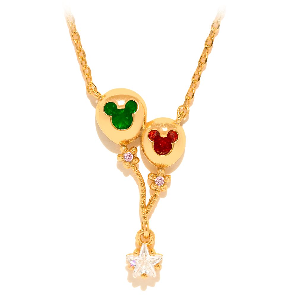 Mickey Mouse Icon Balloon Pendant Necklace by Girls Crew