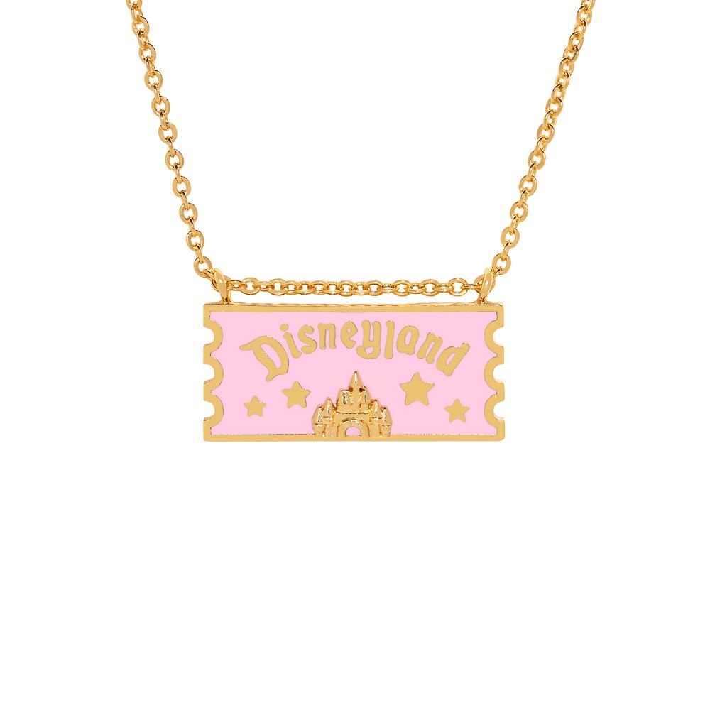 Disneyland Ticket Pendant Necklace by Girls Crew