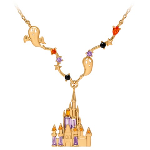 Girls Crew Fantasyland Castle Halloween Necklace by