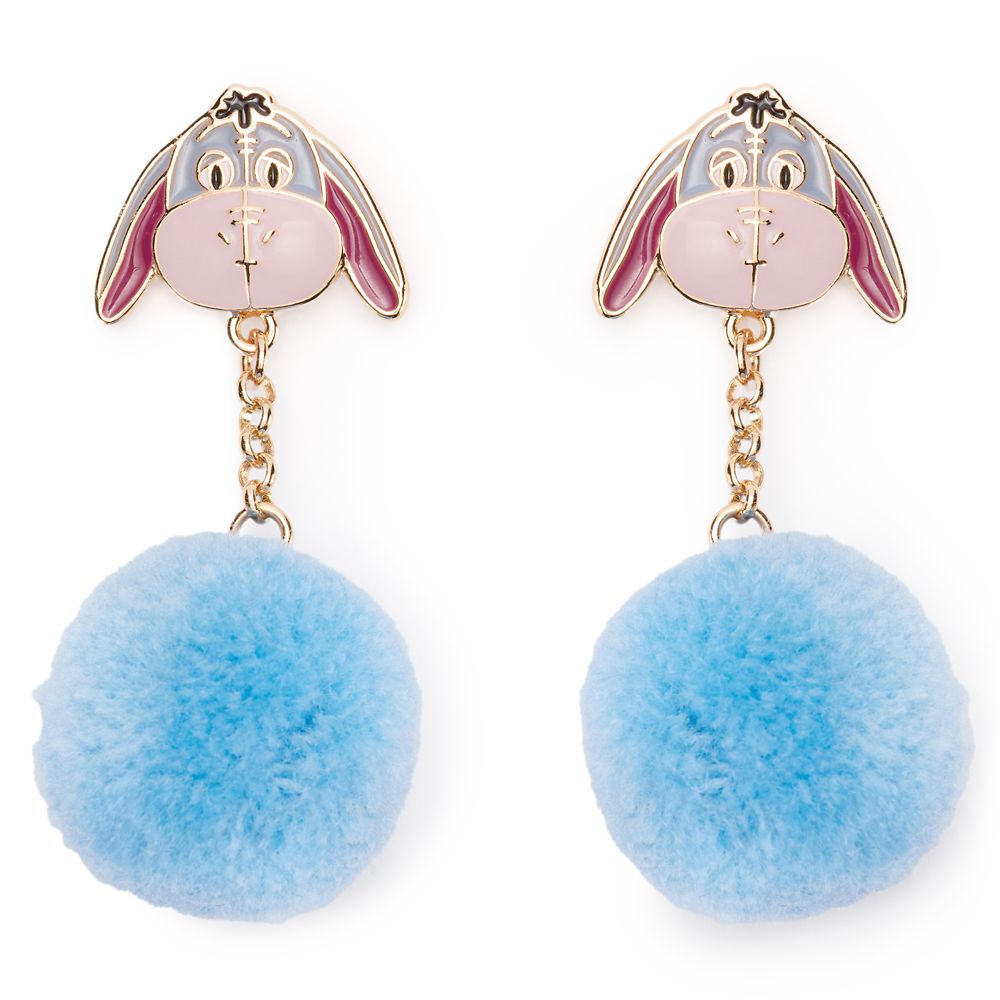 Eeyore Pom Pom Earrings – Winnie the Pooh